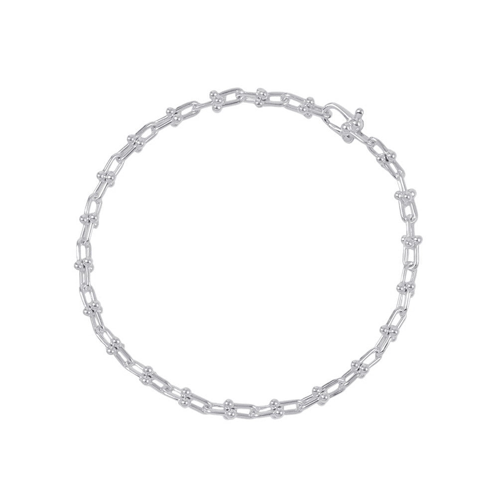 TIFFANY&Co. Hardware Bracelet Size micro Sv925