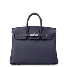 Load image into Gallery viewer, HERMES Birkin Blue Nuit Togo Leather Size 25
