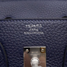 Load image into Gallery viewer, HERMES Birkin Blue Nuit Togo Leather Size 25
