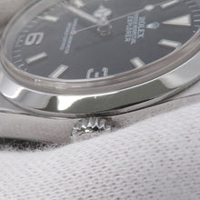 将图像加载到图库查看器中，ROLEX ExplorerI W36mm Stainless Steel Black Dial14270
