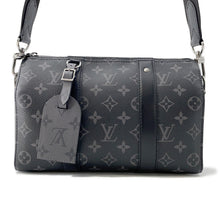 将图像加载到图库查看器中，LOUIS VUITTON City・Keepall NoirM45936 Monogram Eclipse Monogram Eclipse Reverse
