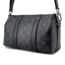 将图像加载到图库查看器中，LOUIS VUITTON City・Keepall NoirM45936 Monogram Eclipse Monogram Eclipse Reverse

