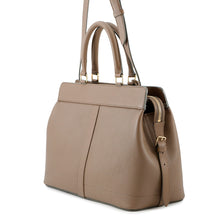 将图像加载到图库查看器中，CELINE Cabas de France 2-Way Handbag Greige192663 Leather Size Medium
