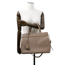Load image into Gallery viewer, CELINE Cabas de France 2-Way Handbag Greige192663 Leather Size Medium

