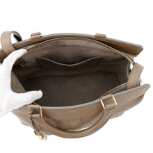 Load image into Gallery viewer, CELINE Cabas de France 2-Way Handbag Greige192663 Leather Size Medium
