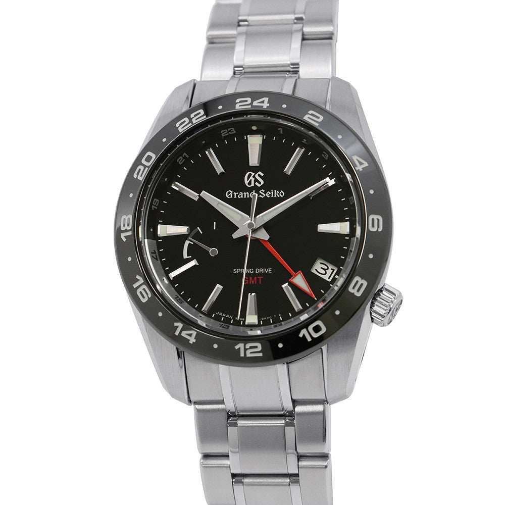 SEIKO Grand SEIKO Sports Collection Spring Drive GMT W40.5mm Stainless Steel Black DialSBGE253