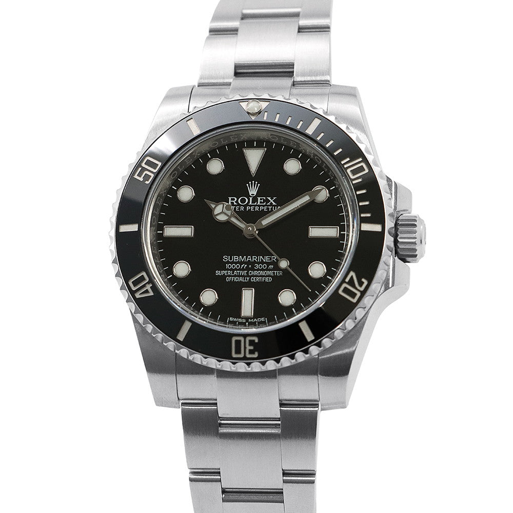 ROLEX Submariner No-Date W40mm Stainless Steel Black Dial114060