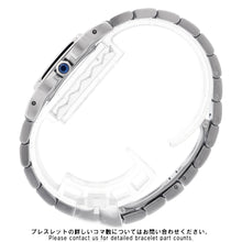 将图像加载到图库查看器中，CARTIER Santos Garbe SM H35.0mm×W24.0mm Stainless Steel White DialW20017D6
