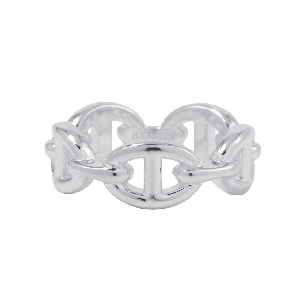 HERMES Chaine d'Ancre Anchene Ring Size PM/53/#13 SV925