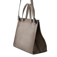 Load image into Gallery viewer, Berluti Rutty Tote Bag Sand Gray Leather Size 38
