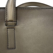 Load image into Gallery viewer, Berluti Rutty Tote Bag Sand Gray Leather Size 38
