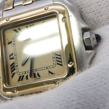 将图像加载到图库查看器中，CARTIER PANTHERE 3 Row SM H29.8mm×W21.7mm Stainless Steel K18YG Ivory Dial84083244
