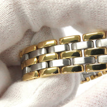 将图像加载到图库查看器中，CARTIER PANTHERE 3 Row SM H29.8mm×W21.7mm Stainless Steel K18YG Ivory Dial84083244
