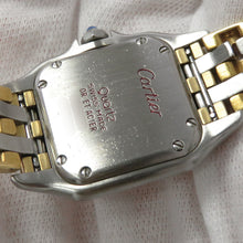 将图像加载到图库查看器中，CARTIER PANTHERE 3 Row SM H29.8mm×W21.7mm Stainless Steel K18YG Ivory Dial84083244
