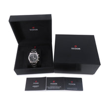 将图像加载到图库查看器中，TUDOR Heritage Black Bay Chrono W41mm Stainless Steel Black Dial79350
