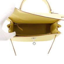 将图像加载到图库查看器中，HERMES Kelly Sellier Jaune Poussin Epsom Size 25
