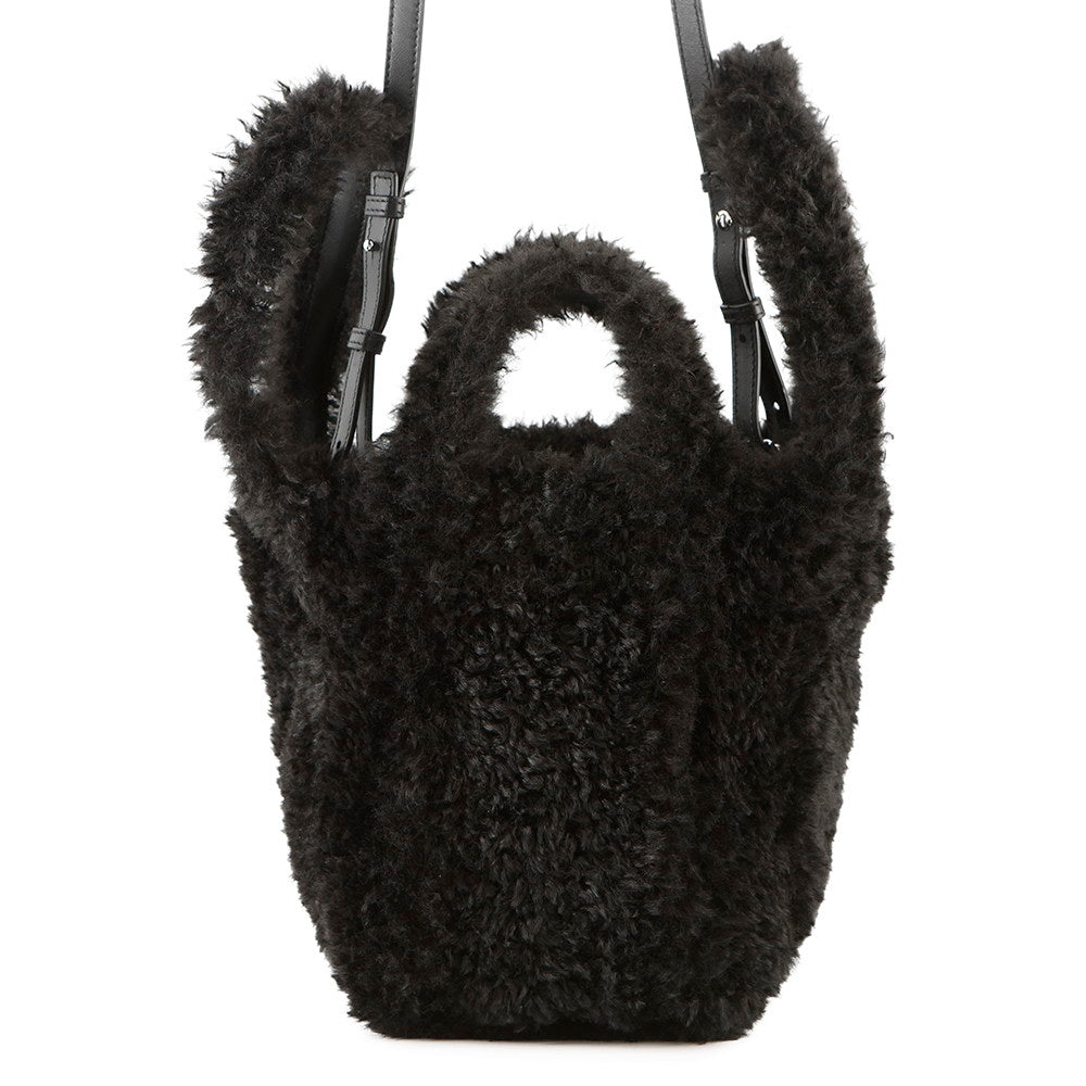 BALENCIAGA Everyday North South Tote Bag Black672793 Boa Leather Size XS