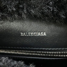 将图像加载到图库查看器中，BALENCIAGA Everyday North South Tote Bag Black672793 Boa Leather Size XS
