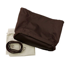 将图像加载到图库查看器中，HERMES ★Sacked Pansage Groom Rouge H/Chocolat Toile Chevrons Canvas
