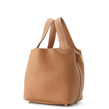 将图像加载到图库查看器中，HERMES Picotin Lock Gold Taurillon Clemence Size PM
