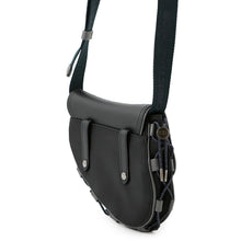 将图像加载到图库查看器中，Dior Saddle bag Sacai collaboration Black1ADCA374USC_H15E Technical Fabric Leather
