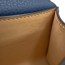 将图像加载到图库查看器中，MOYNAT Moynat Régienne 2-Way Handbag Navy Leather Size Nano
