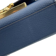 将图像加载到图库查看器中，MOYNAT Moynat Régienne 2-Way Handbag Navy Leather Size Nano
