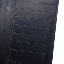 将图像加载到图库查看器中，Berluti Calligraphy Bifold Wallet Long Wallet Brown Leather
