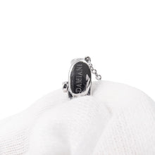 将图像加载到图库查看器中，Damiani Belle Epoque Crown Necklace Size S20089078 18K White Gold
