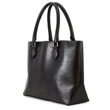 将图像加载到图库查看器中，Berluti Calligraphy Scritto Jules Tote Bag Black Leather
