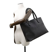 Load image into Gallery viewer, Berluti Calligraphy Scritto Jules Tote Bag Black Leather
