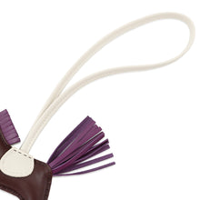 Load image into Gallery viewer, HERMES Rodeo Bag Charm RougeSellier/Violet/Craie Lambskin Size PM
