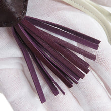 Load image into Gallery viewer, HERMES Rodeo Bag Charm RougeSellier/Violet/Craie Lambskin Size PM
