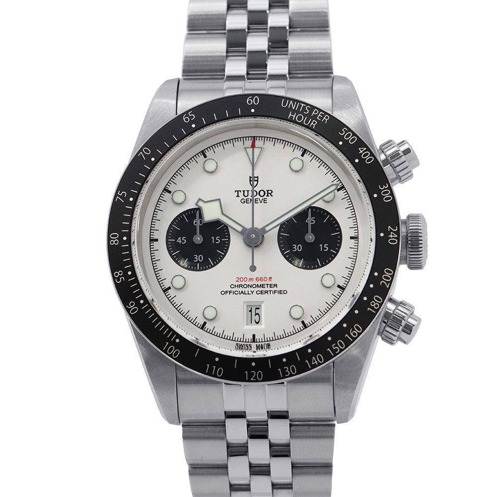 TUDOR Black Bay Chrono W41mm Stainless Steel Opaline DialM79360N-0014