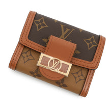 Load image into Gallery viewer, LOUIS VUITTON Portefeuille / Dauphine Compact NoirM68725 Monogram/Monogram Reverse Canvas
