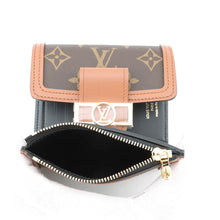 Load image into Gallery viewer, LOUIS VUITTON Portefeuille / Dauphine Compact NoirM68725 Monogram/Monogram Reverse Canvas
