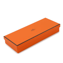 将图像加载到图库查看器中，HERMES SacOrange Bag Charm Feu/Gold Lambskin

