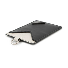 Load image into Gallery viewer, PRADA Saffiano Leather Badge Holder Card Case Black/White/Gray2MC016 Leather
