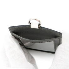 Load image into Gallery viewer, PRADA Saffiano Leather Badge Holder Card Case Black/White/Gray2MC016 Leather
