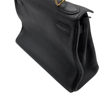 将图像加载到图库查看器中，HERMES Kelly Retourne Black Togo Leather Size 28
