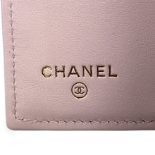 将图像加载到图库查看器中，CHANEL Matelasse Small Zip Wallet PinkAP0232 Caviar Leather
