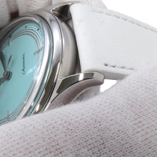 Load image into Gallery viewer, Chrono Bunkyo Tokyo Celadon Limited Edition of 500 W37mm Stainless Steel Leather Blue GreenLacquer DialCB011
