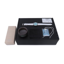 Load image into Gallery viewer, Chrono Bunkyo Tokyo Chrono Bunkyo Tokyo Celadon Limited Edition of 500 W37mm Stainless Steel Leather Blue GreenLacquer DialCB011
