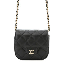 Load image into Gallery viewer, CHANEL Matelasse Flap ChainShoulder Bag BlackAP2475 Lambskin Size Mini
