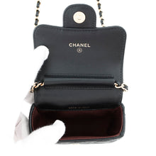 Load image into Gallery viewer, CHANEL Matelasse Flap ChainShoulder Bag BlackAP2475 Lambskin Size Mini
