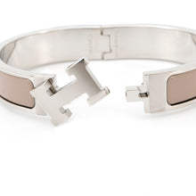 将图像加载到图库查看器中，HERMES ClicH Bangle Marong rasse Metal Lacquer
