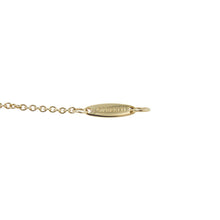 将图像加载到图库查看器中，TIFFANY&amp;Co. By the Yard Single Diamond Pendant 18K Yellow Gold
