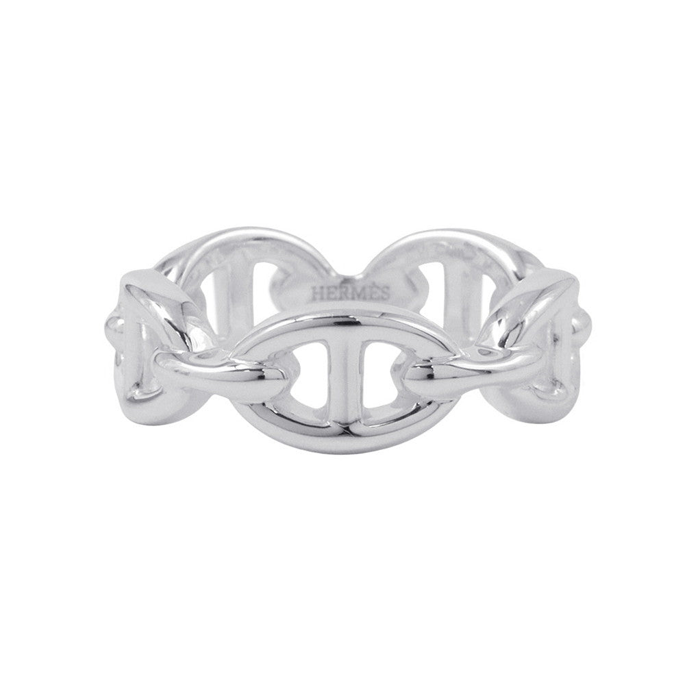 HERMES Chaine d'Ancre Ring Size PM/54/#14 SV925