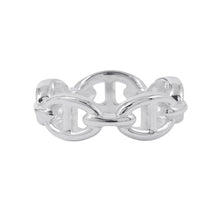 将图像加载到图库查看器中，HERMES Chaine d&#39;Ancre Ring Size PM/54/#14 SV925
