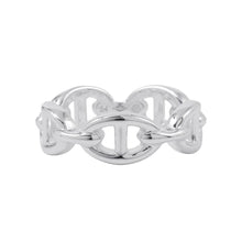 将图像加载到图库查看器中，HERMES Chaine d&#39;Ancre Ring Size PM/54/#14 SV925
